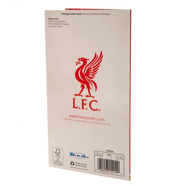 Liverpool F.C. Fdselsdagskort dreng