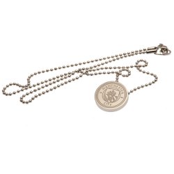 Manchester City F.C. Slv Halskde med smykke i Gaveske