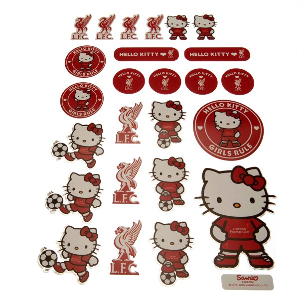 Liverpool FC Hello Kitty Klistermrker