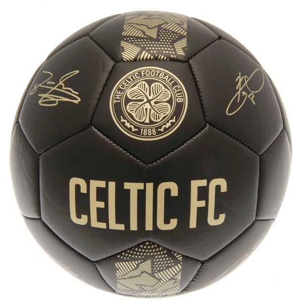 Celtic FC Guld Fodbold m. Autografer - Str. 5