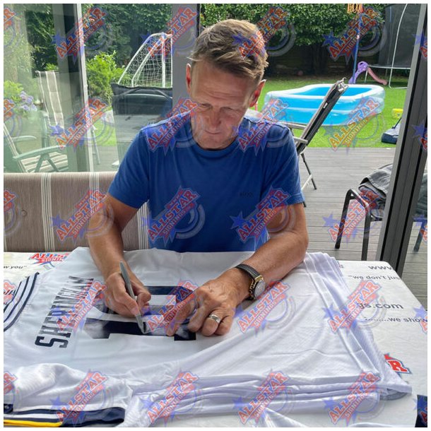 Tottenham Hotspur FC 1994 Klinsmann Signeret Trje (Indrammet)