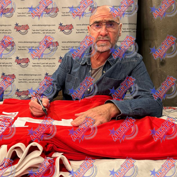 Manchester United FC Cantona Signeret Trje