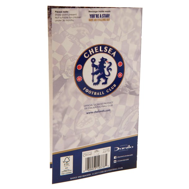 Chelsea F.C. Fdselsdagskort Sn