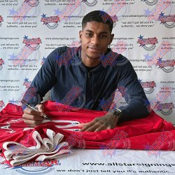 Manchester United FC Rashford Signeret Trje i Ramme