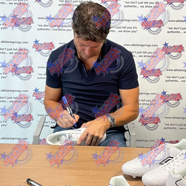 Rangers FC Laudrup Signeret Fodboldstvle (Indrammet)