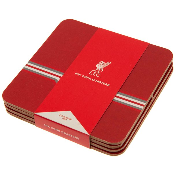 Liverpool F.C. Retro Bordskner - Pakke med 4 Stk.
