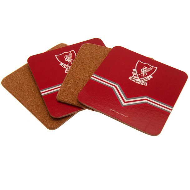 Liverpool F.C. Retro Bordskner - Pakke med 4 Stk.