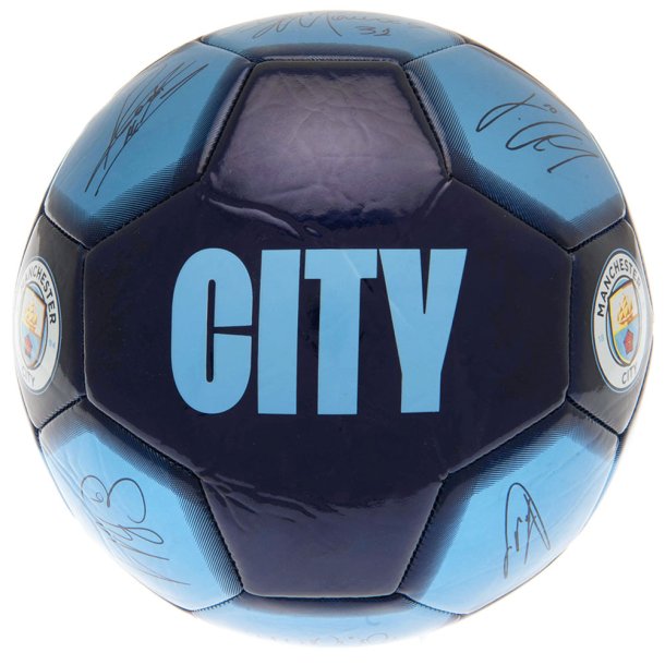Manchester City F.C. Fodbold m. Autografer - Str. 5