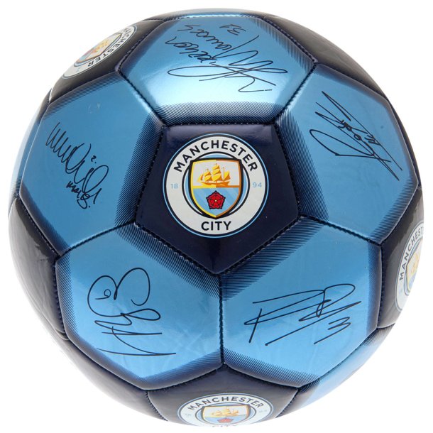 Manchester City F.C. Fodbold m. Autografer - Str. 5