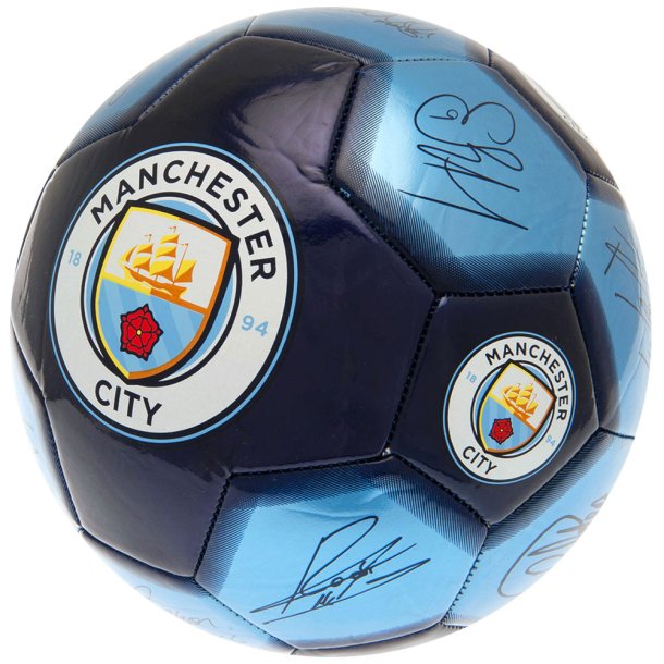 Manchester City F.C. Fodbold m. Autografer - Str. 5