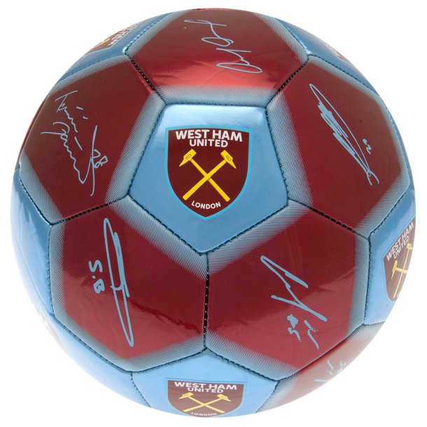 West Ham United F.C. Fodbold m. Autografer - Str. 5