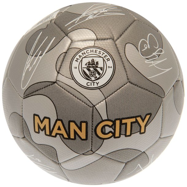 Manchester City FC Fodbold m. Autografer - Str. 5