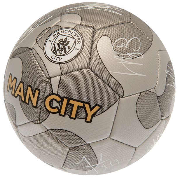 Manchester City FC Fodbold m. Autografer - Str. 5