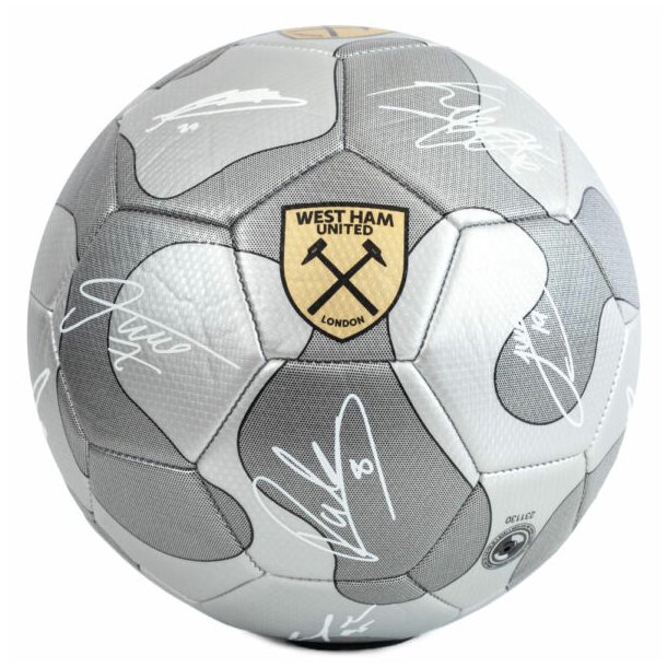 West Ham United FC Fodbold m. Autografer - Str. 5