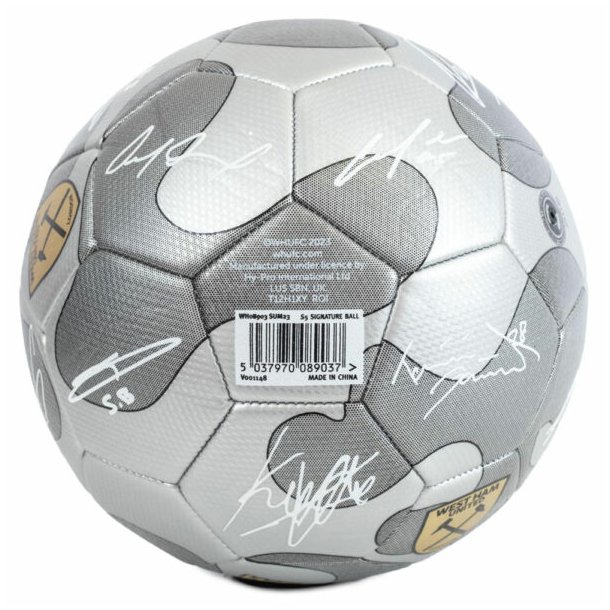 West Ham United FC Fodbold m. Autografer - Str. 5