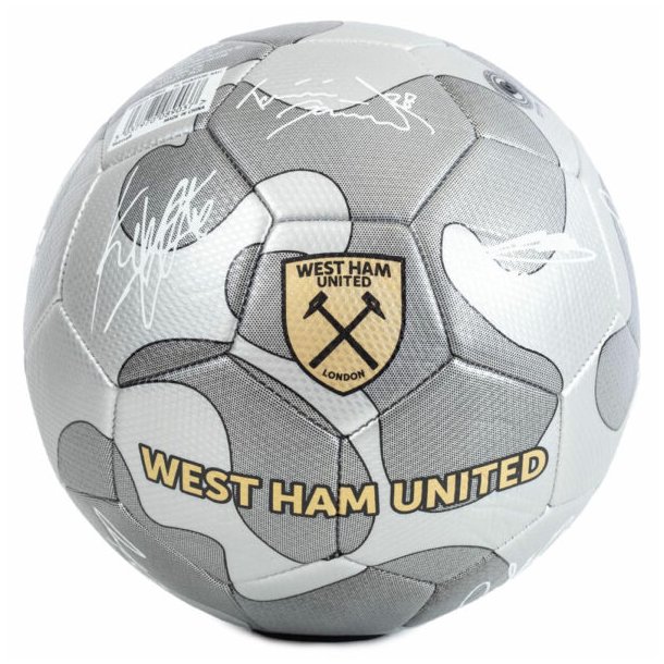 West Ham United FC Fodbold m. Autografer - Str. 5