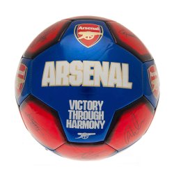 Arsenal F.C. Skill bold m. Autografer - Str. 1