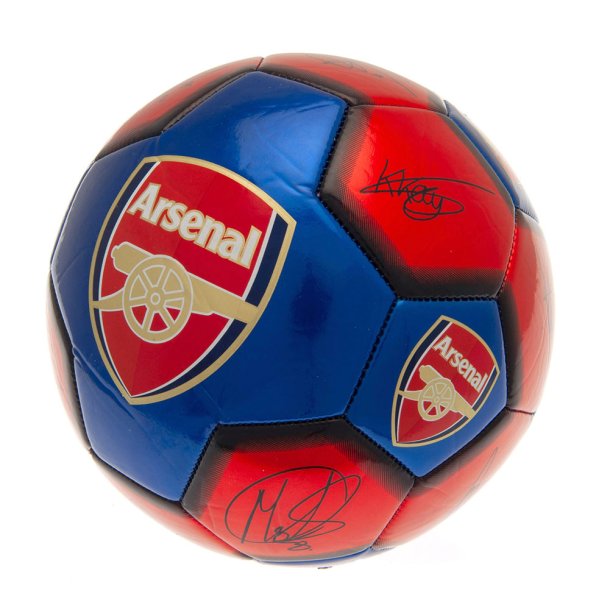 Arsenal F.C. Skill bold m. Autografer - Str. 1
