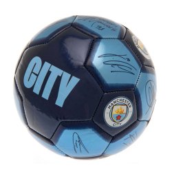 Manchester City F.C. Skill bold m. Autografer - Str. 1