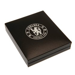 Chelsea FC Rustfri Stl Halskde Med Hjertesmykke i Gaveske