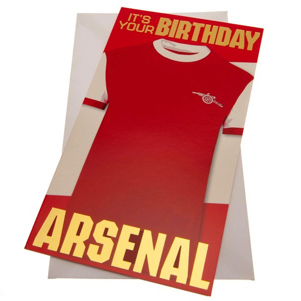 Arsenal F.C. Fdselsdagskort Retro Shirt