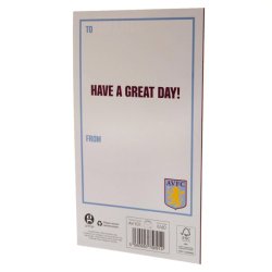 Aston Villa FC Fdselsdagskort 
