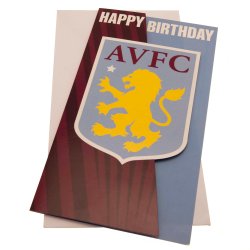 Aston Villa FC Fdselsdagskort 