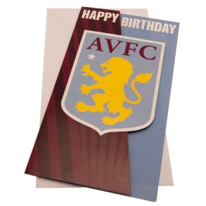 Aston Villa FC Fdselsdagskort 
