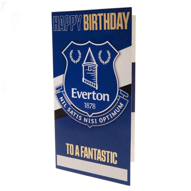 Everton FC Fdselsdagskort 