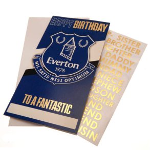 Everton FC Fdselsdagskort 