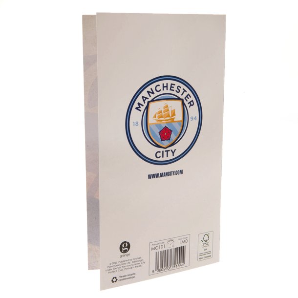 Manchester City F.C. Fdselsdagskort Retro