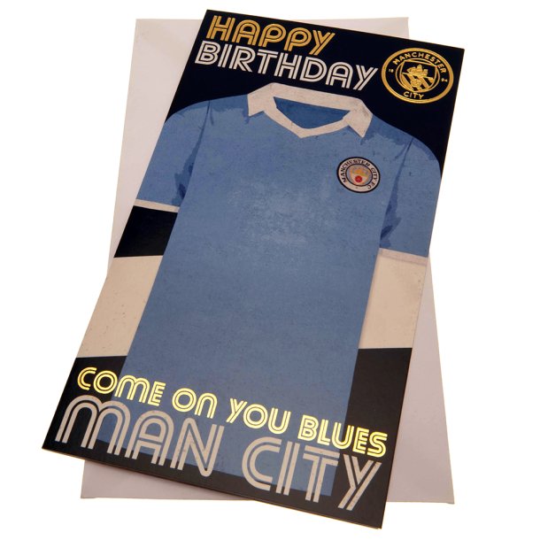 Manchester City F.C. Fdselsdagskort Retro