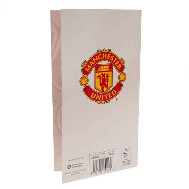 Manchester United F.C. Fdselsdagskort Retro