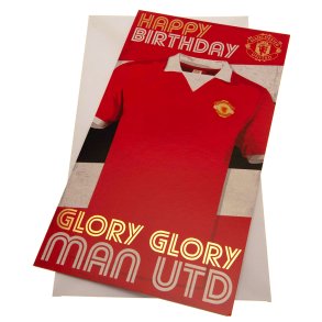 Manchester United F.C. Fdselsdagskort Retro