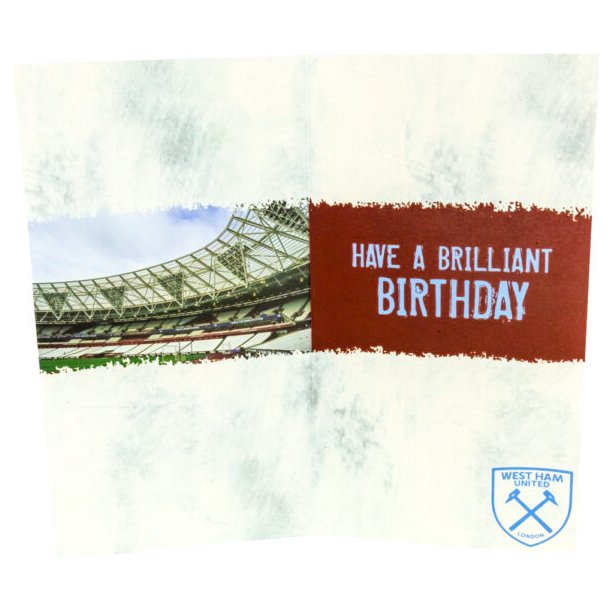 West Ham United FC Fdselsdagskort 