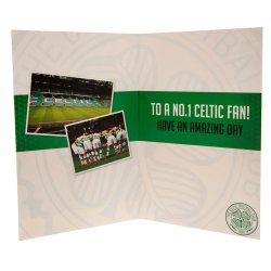 Celtic  F.C. Fdselsdagskort m. klistermrker