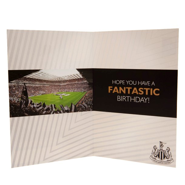 Newcastle United F.C. Fdselsdagskort m. klistermrker