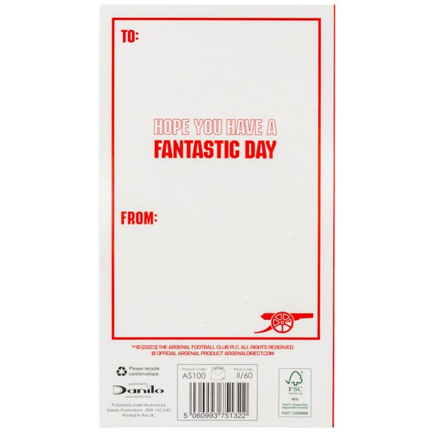 Arsenal FC Fdselsdagskort 