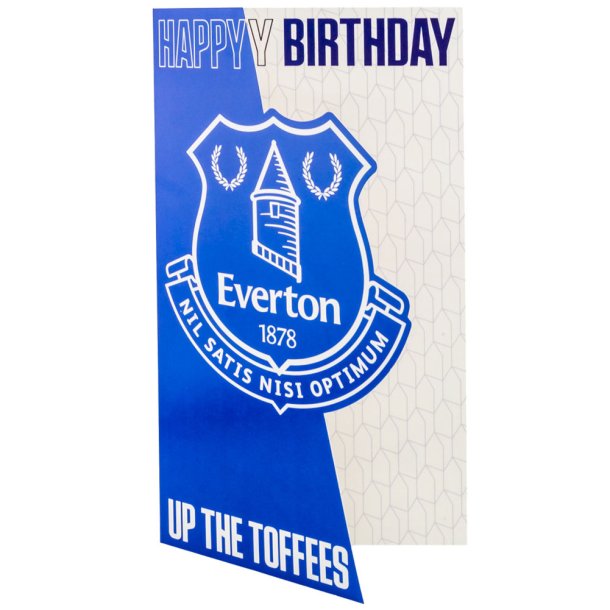 Everton FC Fdselsdagskort 