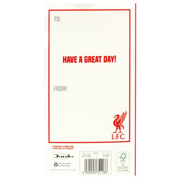 Liverpool FC Fdselsdagskort 