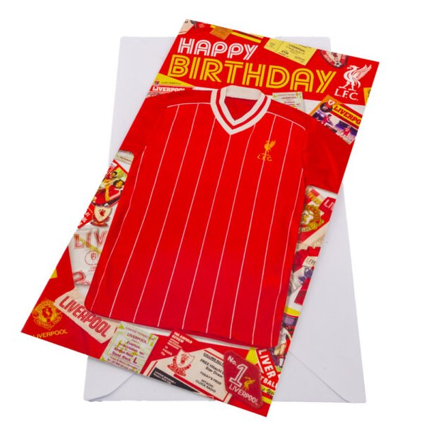 Liverpool FC Retro Fdselsdagskort