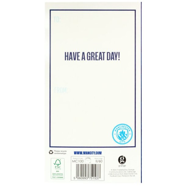 Manchester City F.C. Fdselsdagskort