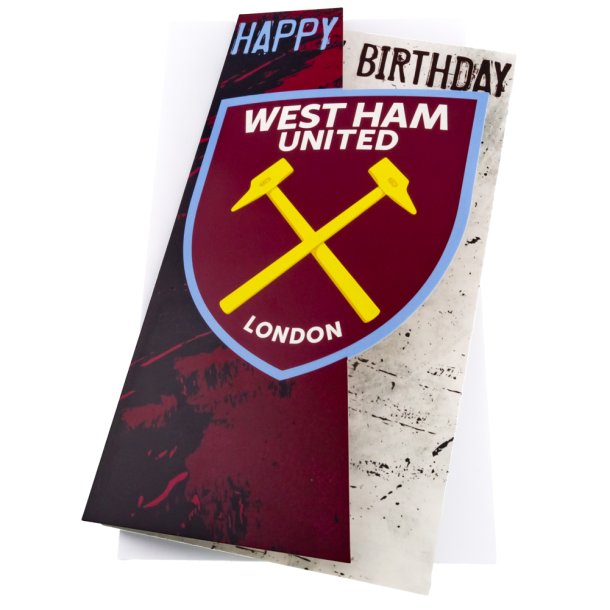 West Ham United FC F�dselsdagskort 