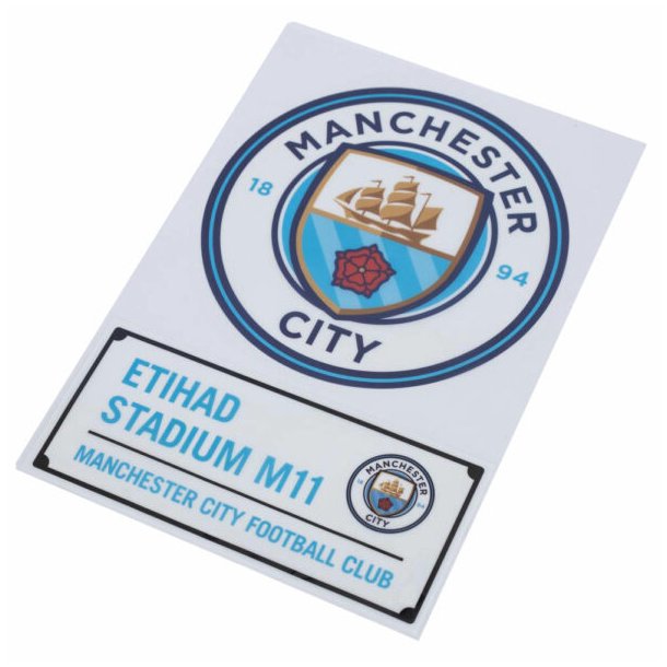 Manchester City FC Bil Klistermrke