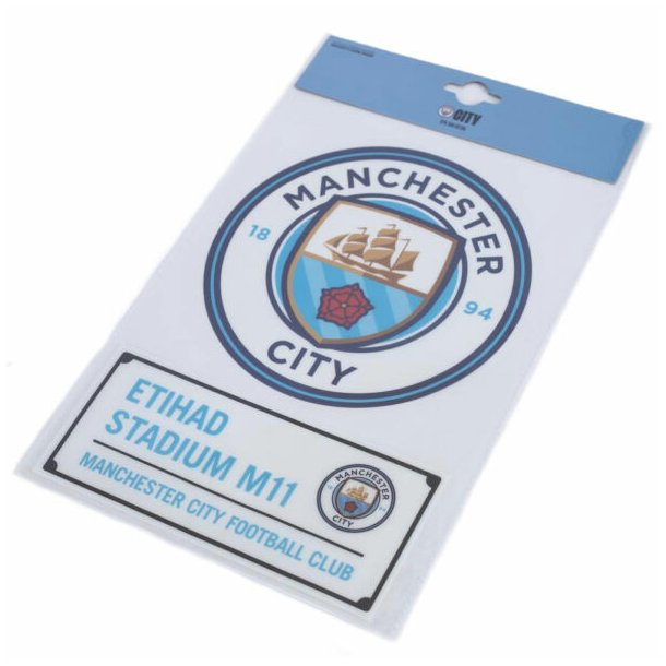 Manchester City FC Bil Klistermrke