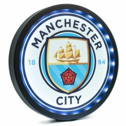 Manchester City FC LED Logo Skilt