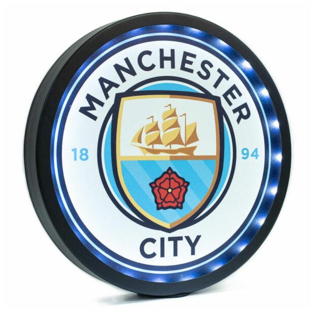 Manchester City FC LED Logo Skilt