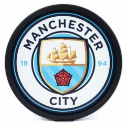 Manchester City FC LED Logo Skilt
