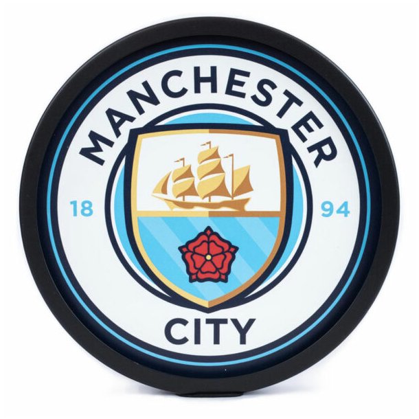 Manchester City FC LED Logo Skilt