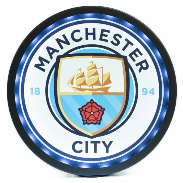 Manchester City FC LED Logo Skilt